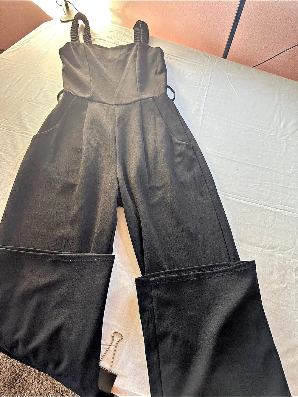 Moa Black Wide-Leg Jumpsuit XS Like New